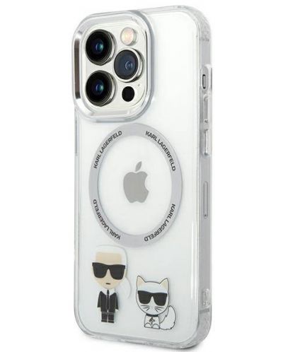Калъф Karl Lagerfeld - MS Karl Choupette, iPhone 14 Pro Max, прозрачен - 3